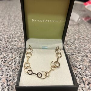 Ross-Simons Black Jewelry Box with Silver Star